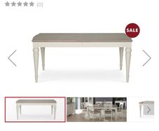 Dining table with extension