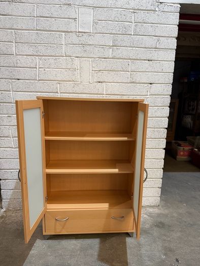 Press with drawers