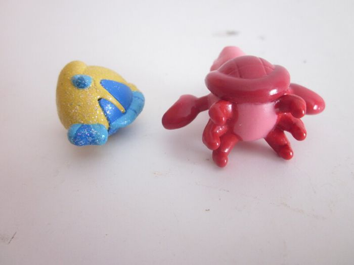 Disney Little Mermaid Flounder and Sebastian Mini Figures