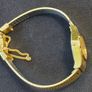 Vintage Glycine Swiss Ladies Quartz Watch - gold tone textured integrated mesh band Image 5