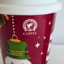 Costa Coffee Ceramic Mugs Christmas silicone lid Image 10