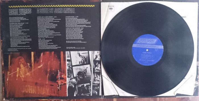 John Mayall & The Bluesbreakers - Bare Wires Vinyl LP (1968) US 1st Pressing Gatefold Sleeve Blues Rock VG+