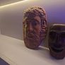 ceramic and wooden theatre masks Image 3