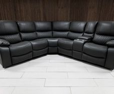 Rita Manual Corner Leather Recliner Sofa