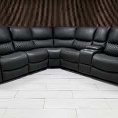 Rita Manual Corner Leather Recliner Sofa