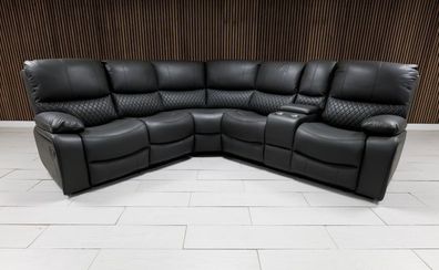 Rita Manual Corner Leather Recliner Sofa
