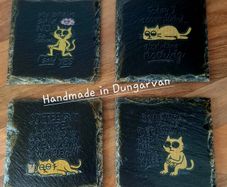Slate Drinks Coaster Set