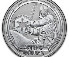 1 oz STAR WARS Darth Vader Silver Coin 2026 BU (In Capsule)