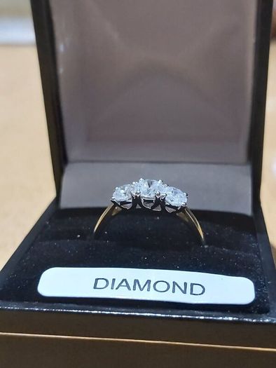 3 Stone Diamond Engagement Ring