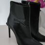 ZARA Black Pointed Ankle Boots with jeweled heel Sz 39 (FIT 6-6.5 UK) - Rrp 69.99 Image 5