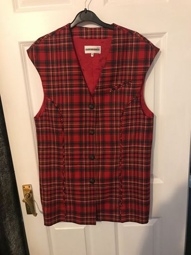 vintage sleeveless blazer