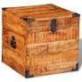 Storage Chest Cubic Rough Mango Wood Image 6