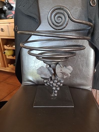 Wrought iron fruit basket