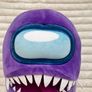 Toikido Among Us Impostor Purple Monster Stuffed Toy Plush approx. 30 cm. Used Please see photos Image 3