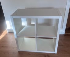 White Kallax Storage Unit - IKEA