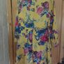 Mustard floral mini dress (free postage) Image 6