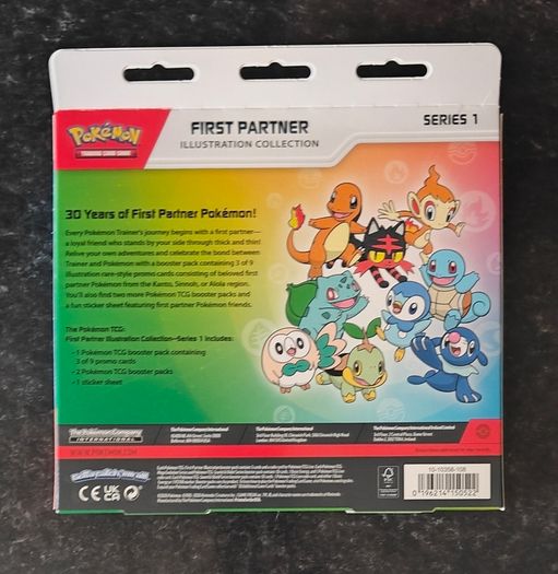 FREE Tracked Shipping. Pokemon First Partners Illustration Collection Series 1
