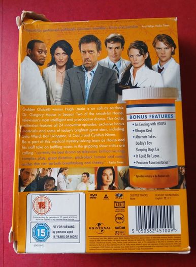 Season Two House M.D. DVD box set