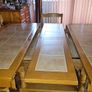 Solid oak extendable table Image 5
