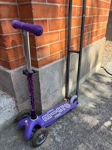 Mini Micro scooter purple LED