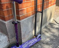 Mini Micro scooter purple LED