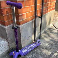 Mini Micro scooter purple LED
