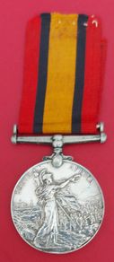 Anglo-Boer War Q.S.A. Medal 1899- 1902 with "Ghost Dates"