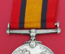 Anglo-Boer War Q.S.A. Medal 1899- 1902 with "Ghost Dates"