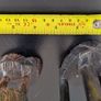 African Wooden Figures Pair Warrior Spear Water Carrier Hand Carved Image 9
