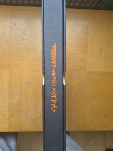 Prodigy "Invaders Must Die" book. Limited, numbered, signed.