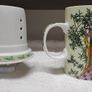 Porcelain Chinese tea mug with infuser and lid Image 6
