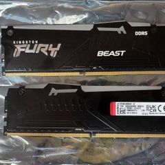 Kingston FURY Beast RGB 32GB (2 x 16GB) 5600MHz DDR5 CL40 DIMM Desktop Gaming Memory