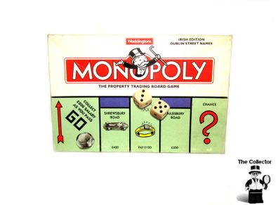 Monopoly Irish Edition Dublin Street Names Waddingtons Game Complete