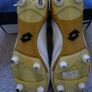 Football Boots Lotto Zhero Evolution White/Gold (2008) Size 9UK SG Image 4