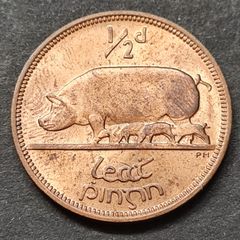 Ireland Excellent 1964 Half Penny coin with Lustre