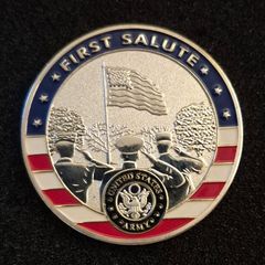 United States Army,  oath of service, commerative coin.