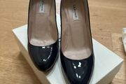 LK Bennett Navy Court Shoes
