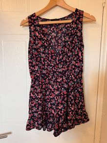 Forever 21 Floral Playsuit - Size M