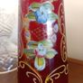 Vintage gilded ruby glass possibly murano Image 2