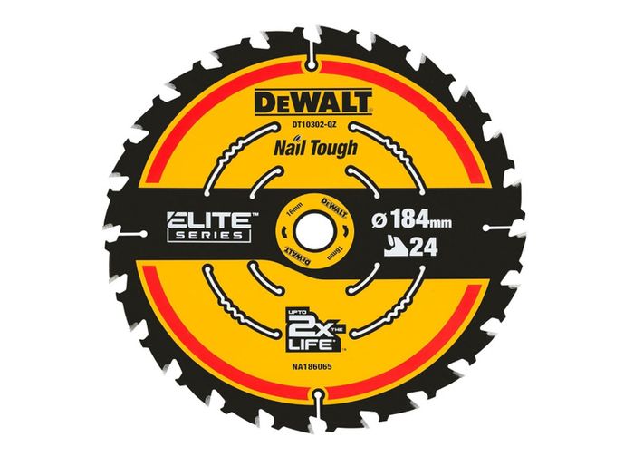 DeWalt DT10302 184mm 24T Extreme Framing Circular Saw Blade