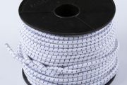 Elastic bungee rope 8mm / 50m - Reel  White Blue