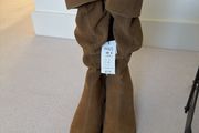 M&amp;S tall high boots tan  Size 6