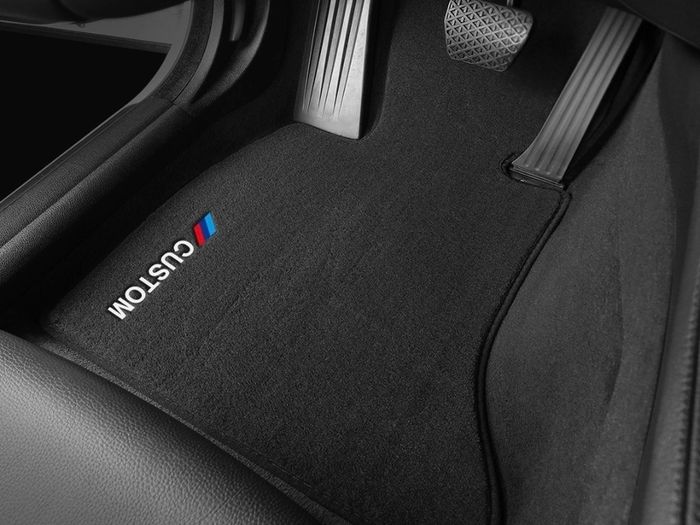 Quality Velour Car Floor Mats custom logo