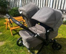 Bugaboo donkey buggy adaptable single/double mode