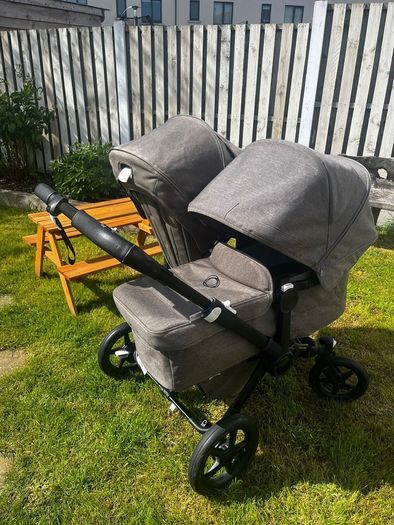 Bugaboo donkey buggy adaptable single/double mode