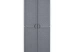 Garden Storage Cabinet Grey