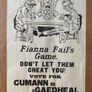 Fianna Fail posters. Published by Cumann na nGaedheal and printed by The Temple Press, Temple Bar, Dublin Image 3