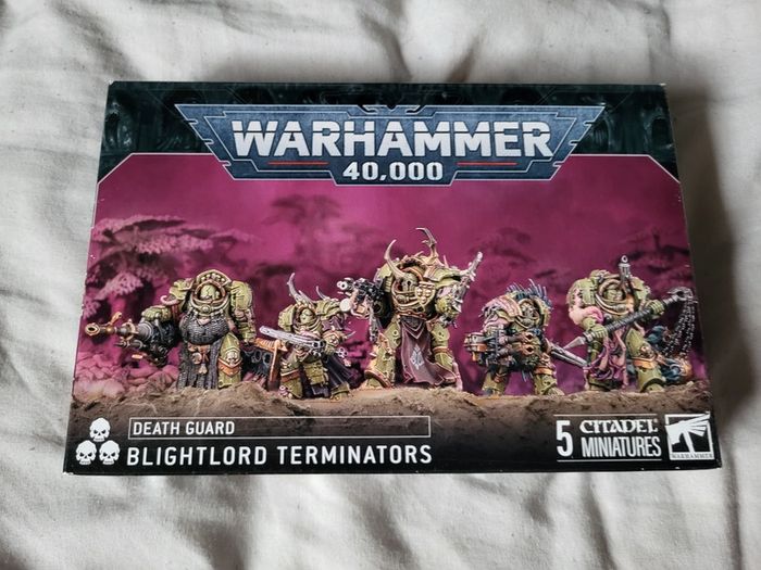 Games Workshop Warhammer 40k Death Guard Blightlord Terminators