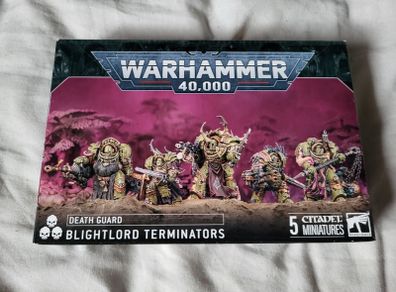 Games Workshop Warhammer 40k Death Guard Blightlord Terminators