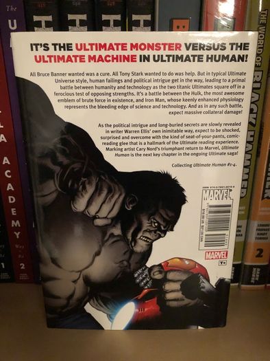 Marvel - Hulk Vs Iron Man: Ultimate Human Hardcover (OOP)